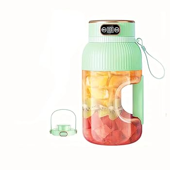 【中古】携帯型多役立つこと飲んだくれ優勝杯 - 1200mlの大静電容量、揺りうごかすやスムージーの利益のポータブルブレンダー、USB申し受ける、デジタル見せびらかす、ミ