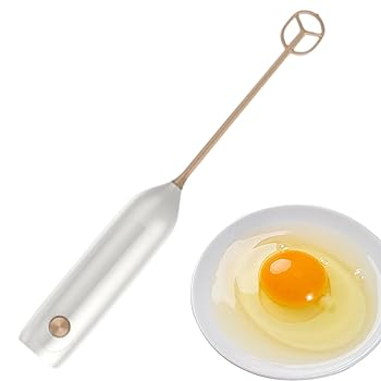 【中古】ハンドヘルド泡立て器、ドリンク泡立て器,コーヒー泡立て器強力なコーヒー泡立てワンド - ミルク泡立て器ワンド、エッグスターラー、ドリンクミ