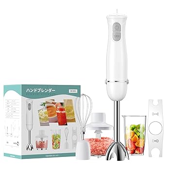 【中古】Turelar ハンドブレンダー 離乳食 電動 御手々ミキサー 800W マルチスティックブレンダー 氷も砕ける ボンネット中央処理装置 泡立て器 か細い コン 家電-その他