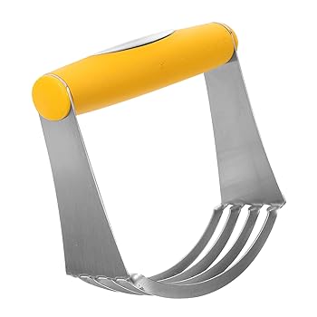 【中古】【未使用】POPETPOP ステンレスダスター ブレンダー 台所 電気ミキサー ハンドスターラー キッチン用品 炊飯器 再利用可能な生地カッター ステンレス生地カ