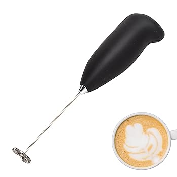 【中古】【未使用】ハンドブレンダー - 電動ミルク泡立て器, 高速ドリンクミキサー | コンパクトタイプのステンレス製スティラーフォーマーforコーヒー紅茶準備, 食