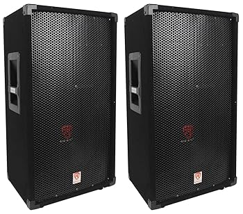 【中古】Rockville (2) RSG12 12 3通い路 1000ワット 8オーム 受動的 DJ/労働者階級 オーディオ PA金棒引き