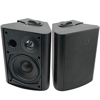 【中古】Herdio 5.25 in 200 ワット屋内室外中庭 金棒引き 学生寄宿舎 ツイーター付き添い人全天候型有線ウォール マウント 取り合わせ