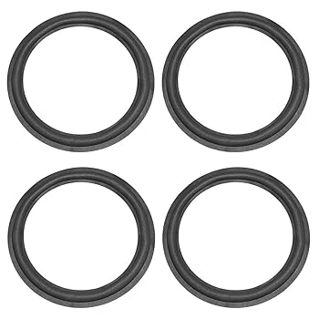 【中古】uxcell スピーカーフォームエッジ サラウンドリング 直径240mm DIY スピーカー修理用 4個入り