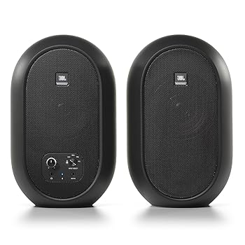 【中古】JBL プロフェッショナル 104-BT-Y3 パワード 2Way フルレンジ・スタジオモニター スピーカー 3年保証モデル アンプ内蔵 30W＋30W高出力 Bluetoot