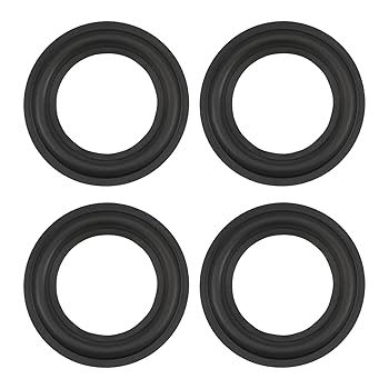 【中古】Fielect フォームエッジ スピーカーエッジ オーディオスピーカー 外径193mm 4個入り フォームエッジ サラウンド アクセサリー サラウンドリング