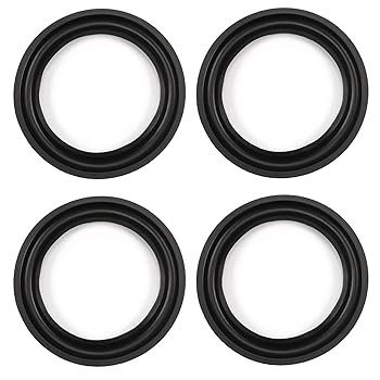 【中古】Fielect フォームエッジ スピーカーエッジ オーディオスピーカー 外径110mm 4個入り フォームエッジ サラウンド アクセサリー サラウンドリング