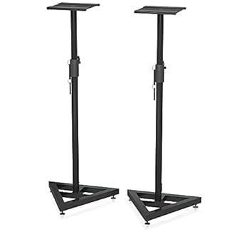 【中古】ベリンガー Behringer スピーカースタンド ペア(2本) 高さ調整可能 堅牢な筐体 SM5002