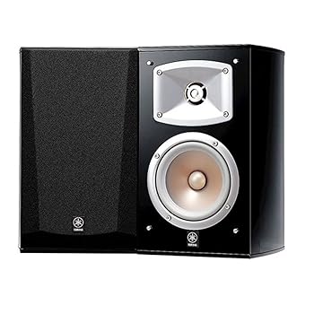 【中古】【未当て嵌める】YAMAHA NS-333 2ウェイバスレフブックシェルフスピーカー(ありの実)黒いこと