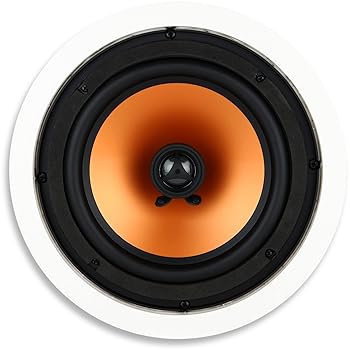 【中古】【未使用】Micca M-8C 8 Inch 2-Way In-Ceiling In-Wall Speaker with Pivoting 1 Silk Dome Tweeter (Each, White) by Micca
