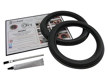 【中古】JL Audio 10インチフォームスピーカー修理キット、10W6v2-D4、FSK-10JLv2 (ペア)