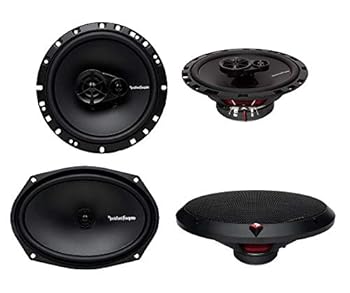 【中古】Rockford Fosgate R165X3 6.5in 90W 3通い路 + 6x9in 130W 2通い路同軸金棒引き