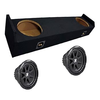 【中古】アメリカンサウンドコネクション ホンダ リッジライン 05-12 トラック デュアル 10インチ Kicker C10 サブウーファー サブボックスエンクロージ