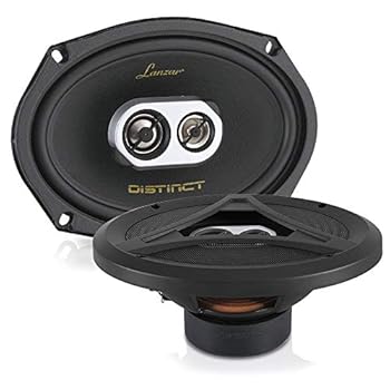 【中古】Lanzar 3ウェイユニバーサルカーステレオスピーカー - 200W 5in x 7in / 6in x 8in ユニバーサル OEM クイック取り替えっこコンポーネン