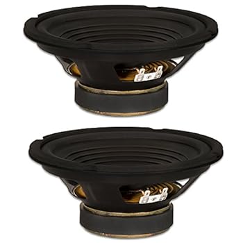 【中古】Goldwood Sound GW-208/8 OEM 8インチ ウーファー 各200ワット 8オーム 交換用スピーカー
