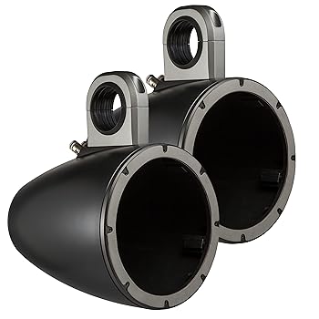 【中古】Kicker KMTES8 タワーエンクロージャ 8インチ (200mm) ドライバー用、ペア、ブラック。｜AJIMURA-SHOP