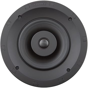 【中古】【未使用】Sonance 93088 モデル VP60R ビジュアルパフォーマンスシリーズ ラウンドインシーリングスピーカー; 最小5ワット/最大電力処理100ワット; 1イン