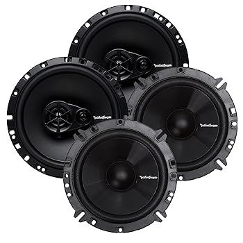 【中古】【未使用】Rockford Fosgate R165-S 6.5インチ カーコンポーネントスピーカー 2個+ R165X3 6.5インチスピーカー 2個