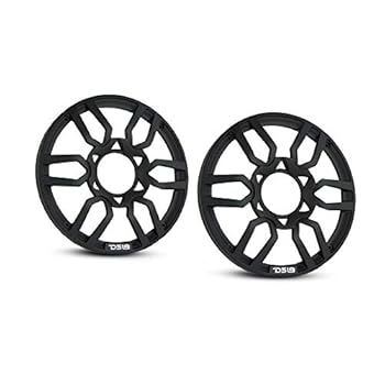 【中古】DS18 6.5インチ プラスチックグリルカバーペア ユニバーサルサブウーファー用 - ブラック