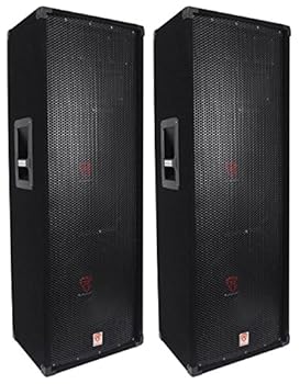 【中古】(2) Rockville RSG12.2 デュアル 12 2000ワット 3通い路 4オーム 不活発 DJ/Pro オーディオ 金棒引き