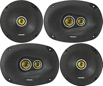 【中古】KICKER 2 CSC674 6.7in 600w カーオーディオスピーカー 2 CSC6934 6x9 900w金棒引き
