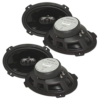 【中古】【未使用】Rockford Fosgate P1694 600ワット 6x9インチ パンチシリーズ 4ウェイカーオーディオスピーカー FlexFitバスケットデザイン OEMアダプタープレー