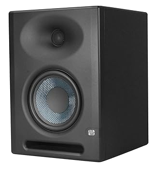 【中古】PreSonus Eris E5 XT 5.25インチ パワードスタジオモニタースピーカー ウェーブガイド付き E5XTバンドル Rockville PRO-M50 Studioヘッドフォン