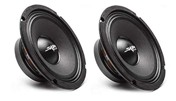 【中古】【未使用】(2) Skar Audio FSX8-8 350ワット 8インチ 8オーム ミッドレンジラウドスピーカー - 2スピーカー。