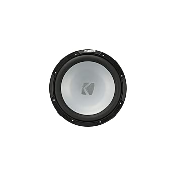 【中古】【未使用】Kicker KMF12 12インチ (30cm) 耐候性サブウーファー Freeairアプリケーション用 4オーム