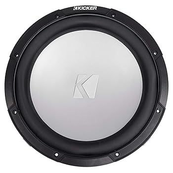【中古】Kicker 45KMF122 12インチ 350w ピーク/175w RMS マリンボートサブウーファー フリーエアサブ KMF12