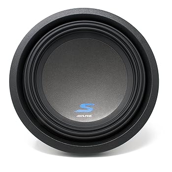 【中古】Alpine S-W10D2 Sシリーズ 10インチ デュアル 2オーム ボイスコイル 高性能サブウーファー