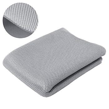 【中古】nomacyシルバーグレー布ステレオスピーカーグリルメッシュファブリック ? 140 x 50 cm