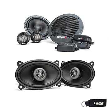 【中古】【未使用】MB Quart FSB216 6.5インチコンポーネントスピーカーとフォーミュラ4x6スピーカー1組 FKB146