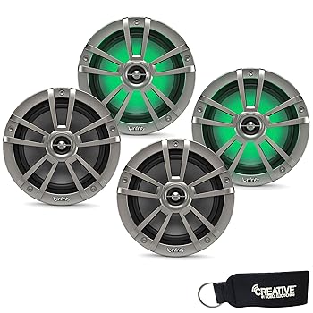 【中古】infinity Marineバンドル ? 2つのペアの622 MLT Marine 6.5インチRGB LED同軸スピーカー ? チタン｜AJIMURA-SHOP 73,762円