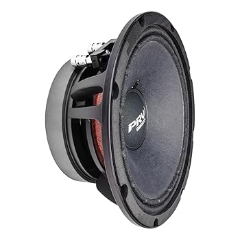 【中古】PRV AUDIO 8インチ ミッドレンジスピーカー 8MR600X 600ワット プログラムパワー 8オーム 2インチ デュアルレイヤーボイスコイル 300ワット RMS|AJIMURA-SHOP