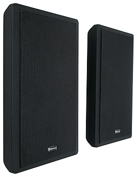 【中古】Rockville 2 RockSlim 黒いこと 介護ホーム芝居小屋 5.25in 240W 飾り気の無い壁据え置きか細い金棒引き