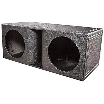 【中古】Q Power QBomb デュアルベントホーンポートサブウーファーボックスベッドライナー仕上げ