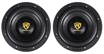 【中古】【未当て嵌める】Rockville (2) W8K9D2 8in 2000ワット カーステレオサブウーファー デュアル2オーム CEAサブウーファー