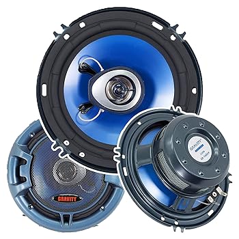 【中古】【未使用】(ペア) Gravity 6.5インチ 2ウェイ 230ワット 同軸カースピーカー CEA定格 - 1686H|AJIMURA-SHOP