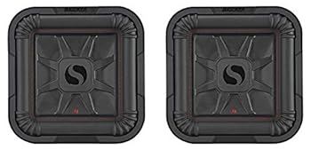 【中古】2) KICKER 46L7T104 10インチ 1000w L7T カーサブウーファー Solo-Baric Subs L7T102 DVC 4オーム