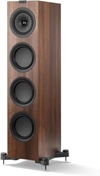 【中古】KEF Q550 フロアスタンディングスピーカー - 各(ウォールナット)
