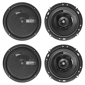 【中古】Memphis (4) Audio PRX602 6.5インチ 100ワット カースピーカー PEIドームピボットツイーター付き