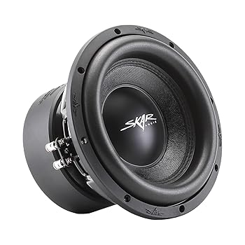 【中古】Skar Audio SVR-10 D4 10インチ 1600ワット 最大パワー デュアル 4オーム 車用サブウーファー 10インチ デュアル4オーム