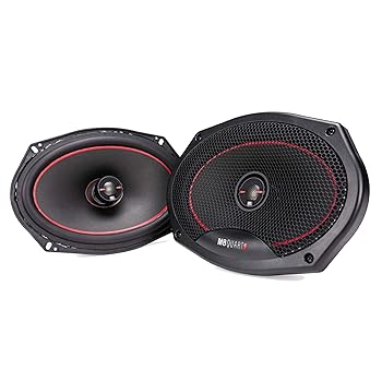 【中古】【未使用】MB Quart RK1-169 リファレンス カースピーカー (ブラック、ペア) - 6x9インチ 同軸スピーカーシステム 200ワット 2ウェイカーオーディオ 4オー