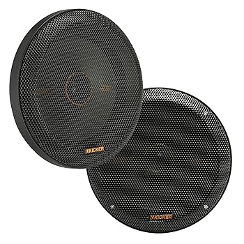 【中古】KICKER 47KSC6504 KSシリーズ オートモーティブカーオーディオ 6.5インチ 100ワット 4オーム 2ウェイ 同軸スピーカー グリル付き