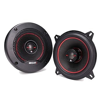 【中古】MB Quart RK1-113 リファレンス カースピーカー (ブラック、ペア) - 5.25インチ 同軸スピーカーシステム 200ワット 2ウェイカーオーディオ 4オー｜AJIMURA-SHOP