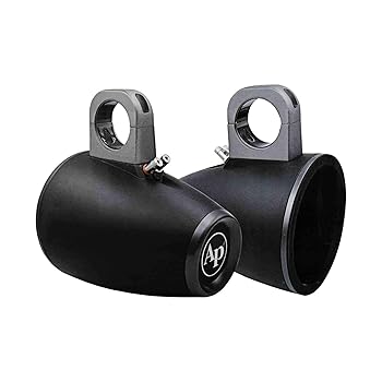【中古】Audiopipe APMP-600ETW 6インチ コンパクト 多目的 指向性ステレオスピーカーエンクロージャ カーオーディオ マリン UTV ATVサウンドシステム ブ