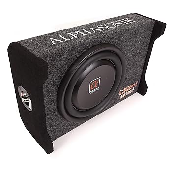 【中古】【未使用】Alphasonik AS10DF 10インチ 1200ワット 4オーム ダウンファイヤー シャローマウント フラット密閉サブウーファー 車やトラックの狭いスペース用｜AJIMURA-SHOP