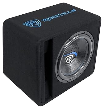 【中古】Rockville SK512 パッケージ 12インチ 1400w ロード済み K5 カーサブウーファーエンクロージャ+DB11アンプ｜AJIMURA-SHOP