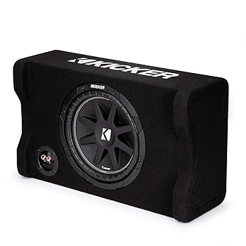 【中古】【未使用】Kicker 48CDF104 Comp 10インチ サブウーファー ダウンファリングエンクロージャ、4オーム
